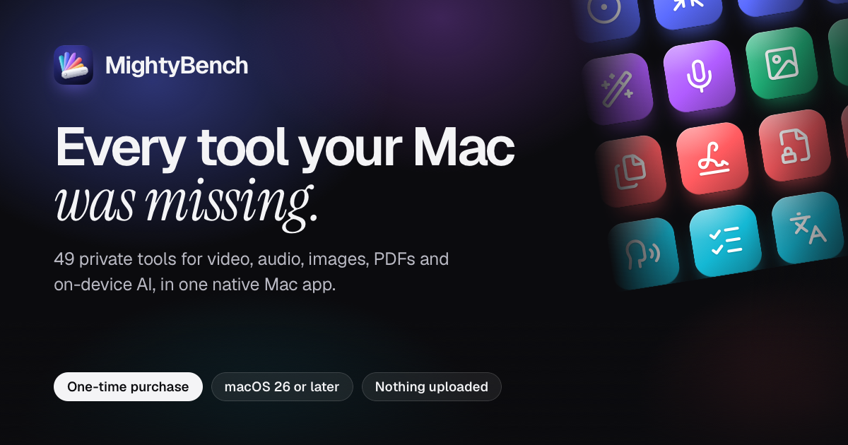 MightyBench screenshot